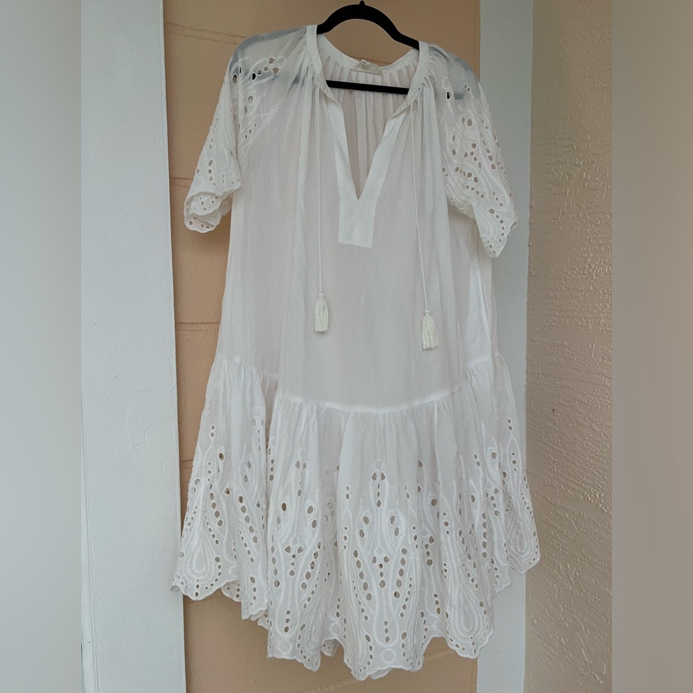 White Lace Babydoll Dress